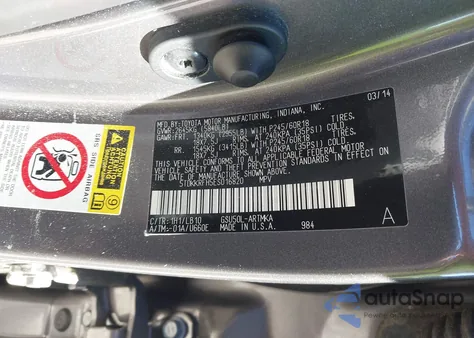 2014 Toyota Highlander Xle V6 из США, поврежденный, VIN 5TDKKRFH5ES016820